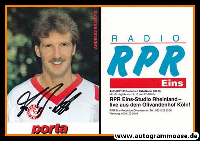 Autogramm Fussball | Fortuna Köln | 1995 | Andreas BRANDES