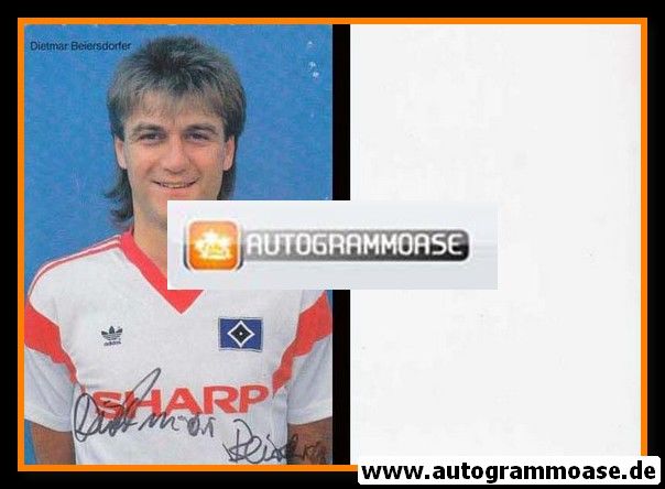 Autogramm Fussball | Hamburger SV | 1987 | Dietmar BEIERSDORFER