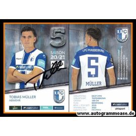 Autogramm Fussball | 1. FC Magdeburg | 2020 | Tobias MÜLLER