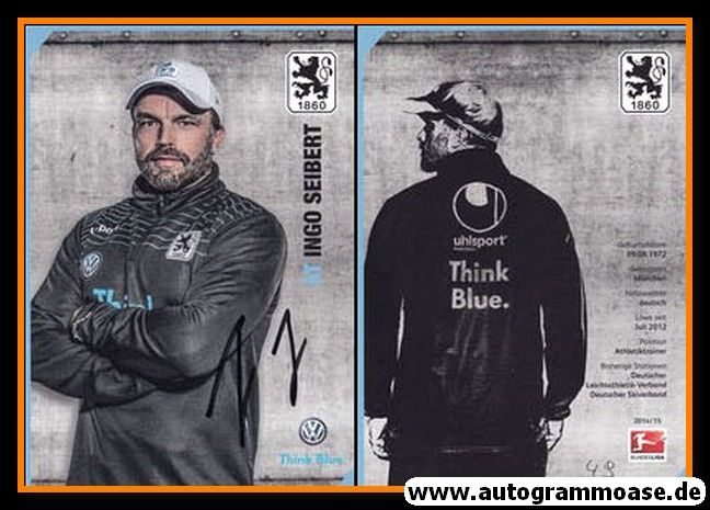 Autogramm Fussball | TSV 1860 München | 2014 | Ingo SIEBERT