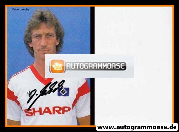 Autogramm Fussball | Hamburger SV | 1987 | Ditmar JAKOBS