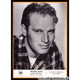 Autogramm Film (USA) | Charlton HESTON | 1952 Foto "Ruby Gentry" 20th Century Fox XL
