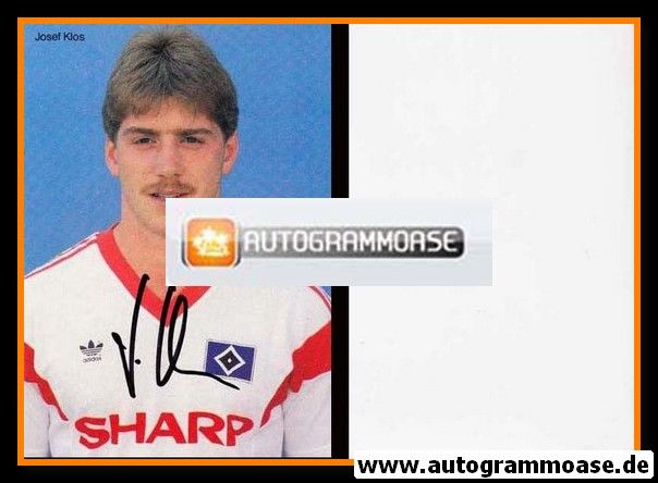 Autogramm Fussball | Hamburger SV | 1987 | Josef KLOS