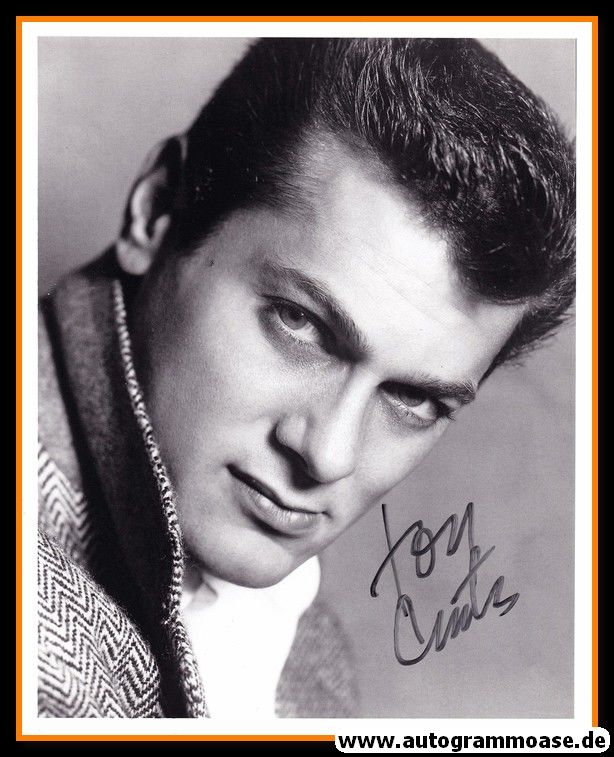 Autogramm Film (USA) | Tony CURTIS | 1950er Foto (Portrait SW XL)