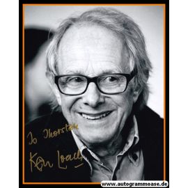 Autogramm Film (UK) | Ken LOACH | 2000er Foto (Portrait SW) Regisseur