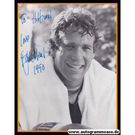 Autogramm Film (USA) | Ryan O´NEAL | 1990er Foto (Portrait SW XL)