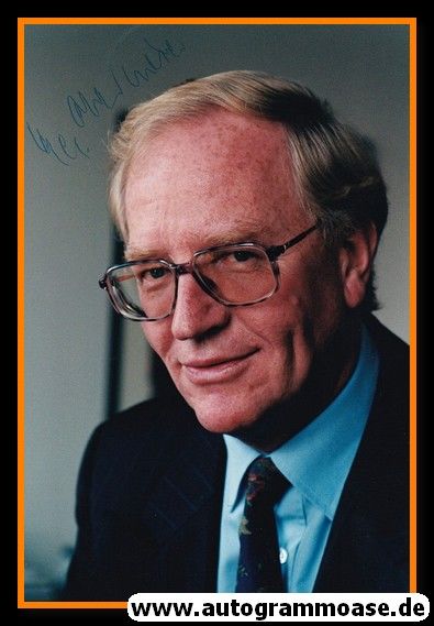 Autogramm Wirtschaft | Georg OBERMEIER | 1990er Foto (Portrait Color) VIAG 2
