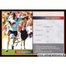 Autogramm Fussball | DFB | 1990 Retro | Klaus AUGENTHALER