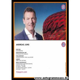 Autogramm Fussball | FC Bayern München | 2016 | Andreas JUNG