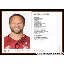 Autogramm Fussball | FC Bayern München | 2016 | Uwe GOSPODAREK