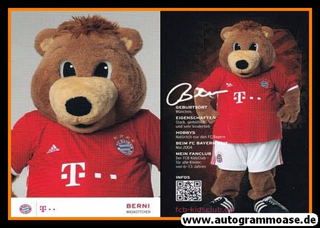 AK Fussball | FC Bayern München | 2016 | BERNI (Maskottchen)