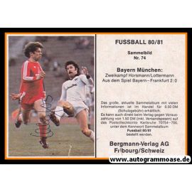 Autogramm Fussball | FC Bayern München | 1980 | Udo HORSMANN (Bergmann Nr. 74) _