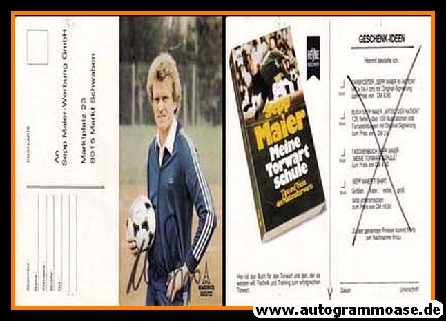 Autogramm Fussball | FC Bayern München | 1979 | Sepp MAIER (Werbung GmbH) _