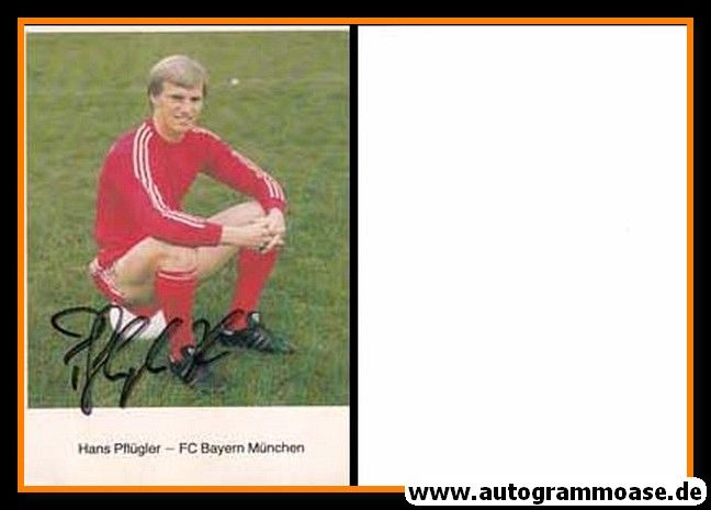 Autogramm Fussball | FC Bayern München | 1970er | Hans PFLÜGLER