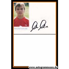 Autogramm Fussball | FC Bayern München | 1980er | Manfred SCHWABL
