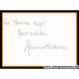 Autograph Film (UK) | Harriet WALTER