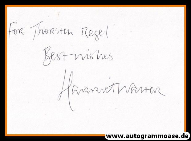 Autograph Film (UK) | Harriet WALTER