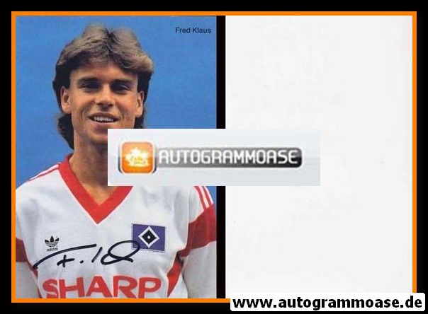 Autogramm Fussball | Hamburger SV | 1988 | Fred KLAUS