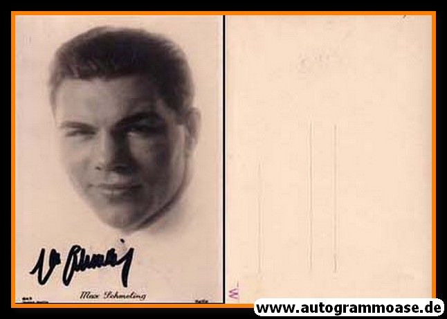 Autogramm Boxen | Max SCHMELING | 1930er (Portrait SW) Harlip 643