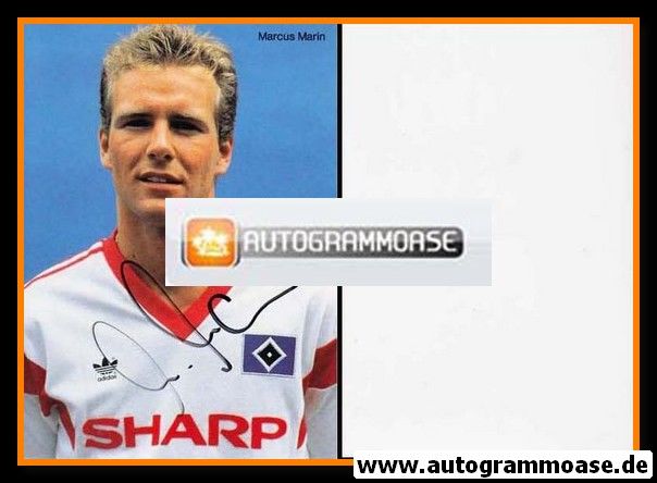 Autogramm Fussball | Hamburger SV | 1988 | Marcus MARIN (Vorname mit c)