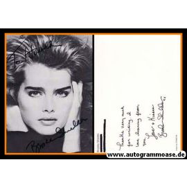 Autogramm Film (USA) | Brooke SHIELDS | 1980er (Portrait SW) Stand-In