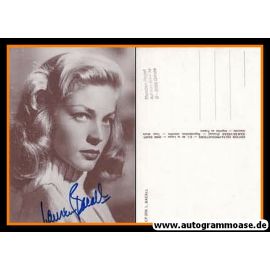 Autogramm Film (USA) | Lauren BACALL | 1950er (Portrait SW) Delta