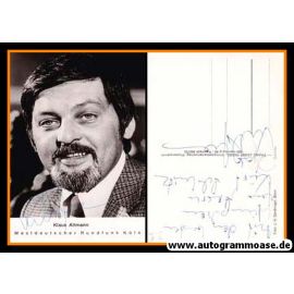 Autogramm TV | WDR | Klaus ALTMANN | 1980er (Portrait SW Rüdel)