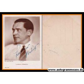 Autogramm Schauspieler | Luciano ALBERTINI | 1930er (Portrait SW) Ross 3621-2