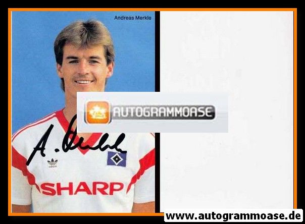 Autogramm Fussball | Hamburger SV | 1988 | Andreas MERKLE
