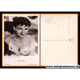 Autogramm Schauspieler | Ingrid ANDREE | 1950er (Portrait SW) UFA FK1952