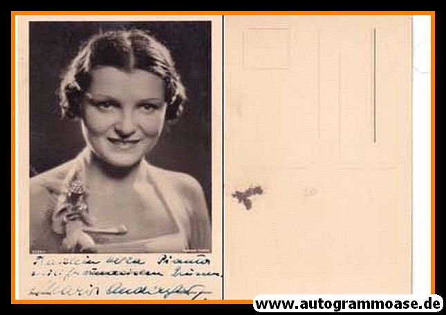Autogramm Schauspieler | Maria ANDERGAST | 1940er (Portrait SW) Ross 9564-1