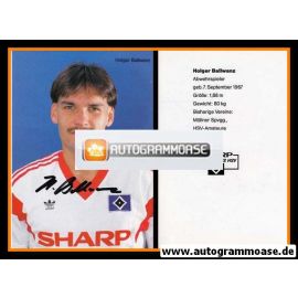 Autogramm Fussball | Hamburger SV | 1989 | Holger BALLWANZ