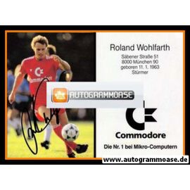 Autogramm Fussball | FC Bayern München | 1988 | Roland WOHLFARTH