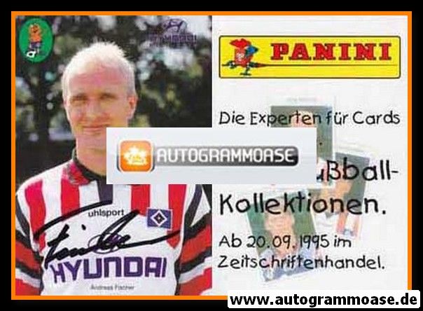 Autogramm Fussball | Hamburger SV | 1995 Hyundai | Andreas FISCHER