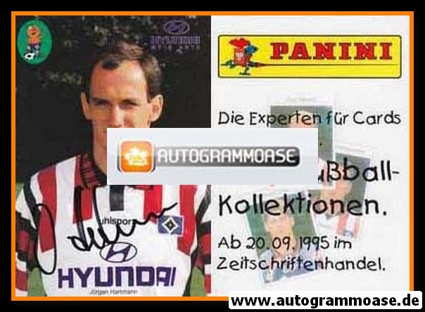 Autogramm Fussball | Hamburger SV | 1995 Hyundai | Jürgen HARTMANN