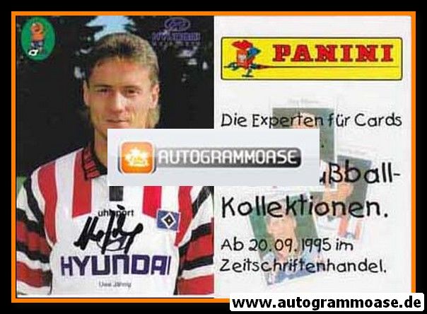 Autogramm Fussball | Hamburger SV | 1995 Hyundai | Uwe JÄHNIG