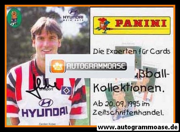 Autogramm Fussball | Hamburger SV | 1995 Hyundai | Carsten KOBER
