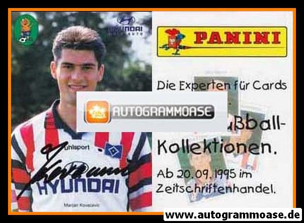 Autogramm Fussball | Hamburger SV | 1995 Hyundai | Marijan KOVACEVIC