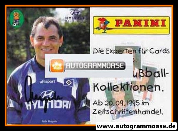 Autogramm Fussball | Hamburger SV | 1995 Hyundai | Felix MAGATH