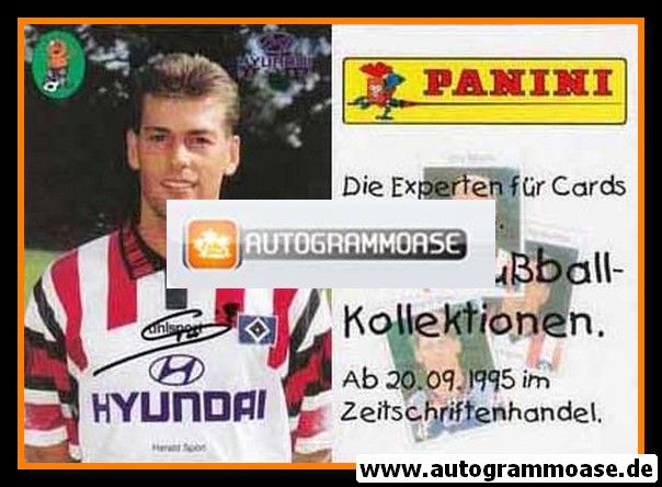 Autogramm Fussball | Hamburger SV | 1995 Hyundai | Harald SPÖRL