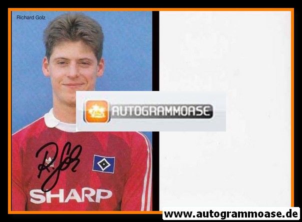Autogramm Fussball | Hamburger SV | 1987 | Richard GOLZ