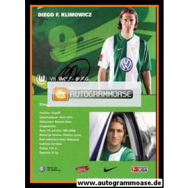 Autogramm Fussball | VfL Wolfsburg | 2006 | Diego KLIMOWICZ