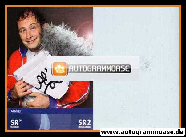 Autogramm TV | SR | ALFONS | 2000er (Portrait Color)