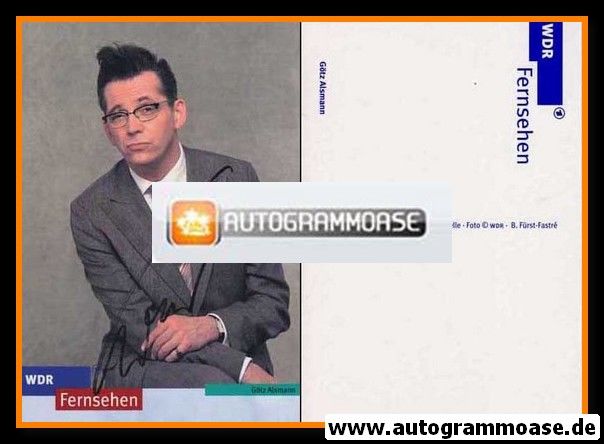 Autogramm TV | WDR | Götz ALSMANN | 2000er (Portrait Color) Fürst