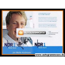 Autogramm Radio | NDR1 Welle Nord | Jan Malte ANDRESEN | 2000er (Portrait Color) 1