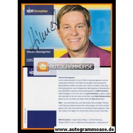 Autogramm TV | NDR | Hinnerk BAUMGARTEN | 2000er "Das!" Querformat