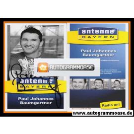 Autogramm Radio | Antenne Bayern | Paul Johannes BAUMGARTNER | 2000er (Portrait SW)