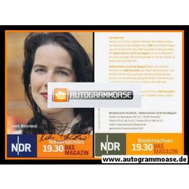 Autogramm TV | NDR | Ines BEHREND | 2000er "Niedersachsen Magazin"