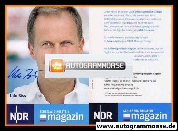 Autogramm TV | NDR | Udo BISS | 2000er "Schleswig-Holstein Magazin"