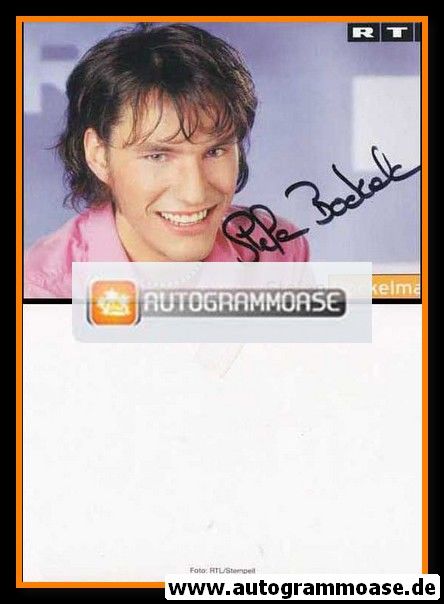 Autogramm TV | RTL | Stefan BOCKELMANN | 2000er Druck "GZSZ" (Querformat)